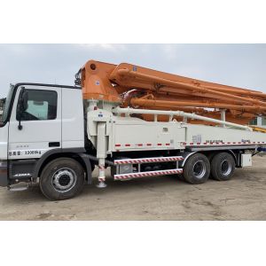 Buy cheap Diesel Zoomlion Benz Used Concrete Pump Truck 49m from wholesalers