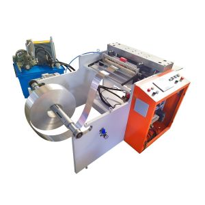 Semi Automatic Saw Blade Press Machine for Restaurant in Aluminum Foil Roll
