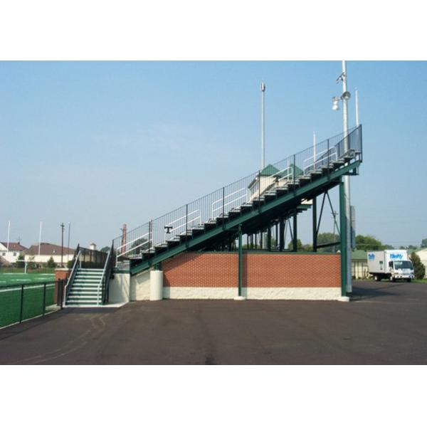 Buy cheap Vertical Picket Railing Aluminum Stadium Seats Outdoor Aluminum Bleachers For Spectator from wholesalers