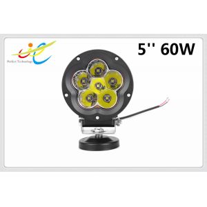 Buy cheap DC 12V/24V  Flood Spot 5'' 60W Led Driving Light, 5inch Round 60W Led Driving Light for Offroad Truck from wholesalers