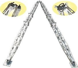 Buy cheap Metal lattice gin pole Tower Erection Tools For Power Construction from wholesalers