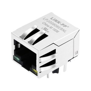 Buy cheap LPJG0806EBNL | HR911130C Gigabit Ethernet Rj45 1000Base-T 10 Pins PCB Jack from wholesalers