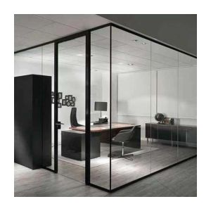 Buy cheap Stainless Steel Aluminium Glass Partition Wall Foldable Movable Office Dividers from wholesalers