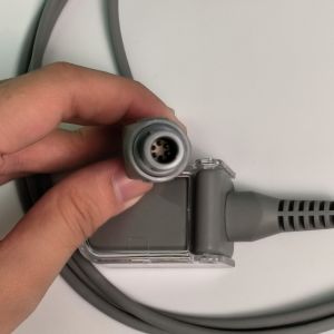 SHEC1 Blood Oxygen Probe Extension Cable 2M DB9 Adapter To LEMO Plug 6 Pin