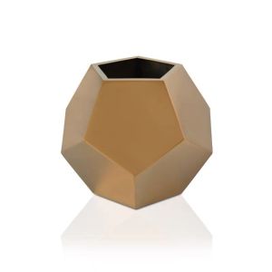 Buy cheap Diameter 20cm Ss Flower Pot On Table Surface Electroplate from wholesalers
