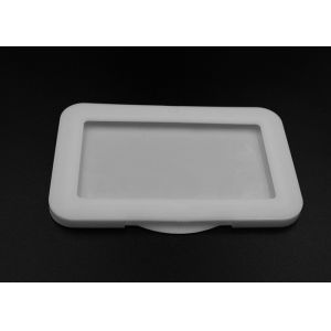 Buy cheap Rectangle Shape Smooth 99mm Wet Wipe Pail Flip Top Cap from wholesalers