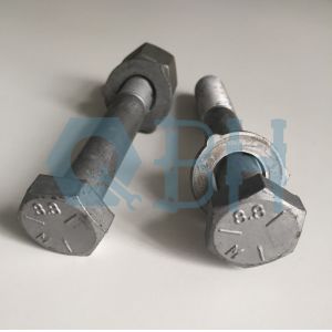 Buy cheap 8.8 HDG Carbon Steel M16 TO M36 Electrical Fasteners product