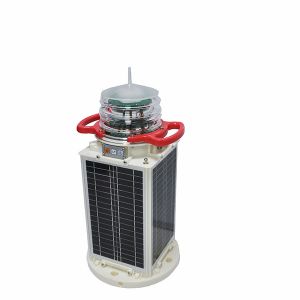 Buy cheap IALA AtoN 5NM Solar LED Marine Lantern Fiberglass With GPS Synchronized from wholesalers