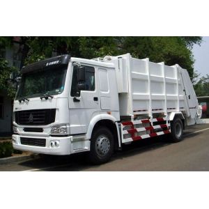 Buy cheap White Color 12m3 Garbage Compactor Truck SINOTRUK HOWO 4x2 6000L Volume from wholesalers