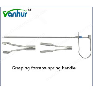 Buy cheap Precision Laparoscopic Spring Handle Forceps Made of Steel for Surgical Instruments from wholesalers