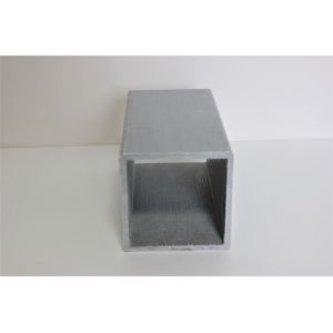 Buy cheap Lightweight Pultrusion FRP Square Tube 3 Inch High Tensile Grey from wholesalers