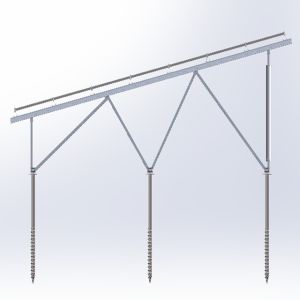 Buy cheap Pre-Assembled Metis 4 Aluminum Solar Mounting System , Ground Mount Solar System from wholesalers