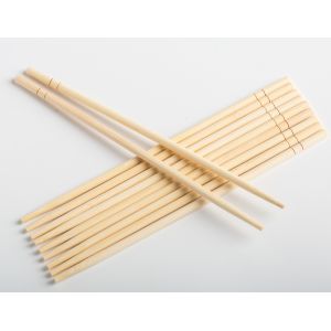 Buy cheap Length 21cm 23cm 24cm Bamboo Chopsticks Disposable With Paper Packing from wholesalers