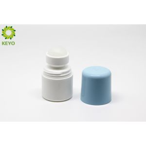 Buy cheap 30g Antiperspirant Roller Bottle , Round PP Plastic Roll On Deodorant Bottles from wholesalers