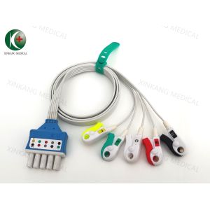 Buy cheap Compatible disposable Simens drager  Disposable  5leads Leadwire clip IEC from wholesalers