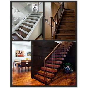 Buy cheap prefinished walnut solid wood stair tread from wholesalers