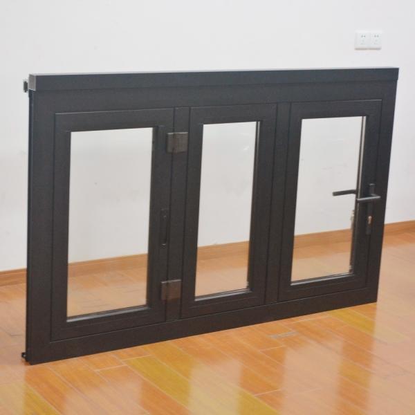 Quality Sie Customized Rubber Aluminum Bifold Windows Folding Soundproof Sliding Window for sale