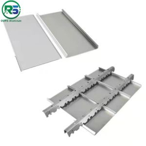 Buy cheap Perforated Aluminium Strip Ceiling Dustproof White Powder Coating from wholesalers