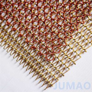 Buy cheap Diamond Hole Metal Mesh Curtains In Black For Club Space Divider 1.2mm from wholesalers