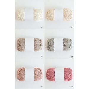 Multifunctional Cotton And Bamboo Blend Yarn Recyclable Lightweight