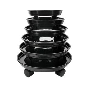Buy cheap Dish 240mm Multidirectional  Flower Plant Pot Caddy On Wheels from wholesalers