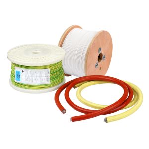 Buy cheap UL3728 Silicone Rubber Cables 30AWG 300V/200C FT2 Yelow/Green Robot Home Appliance Light from wholesalers