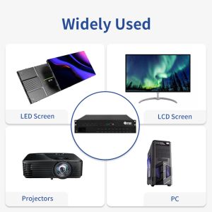 Buy cheap HDMI 4K Video Processor Matrix Switcher Multiviewer Environmental Protection from wholesalers