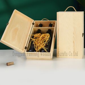 Buy cheap Wooden Storage Chest with Safety Hinge, Custom Assorted Wooden Boxes Wine Box from wholesalers