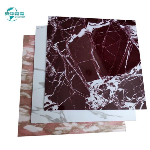 Quality Glossy Marble Grain Aluminum Composite Panel For Different Applications for sale