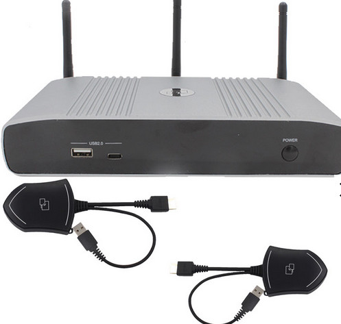 Quality OSD Control Wireless Presentation Solution RJ45 Interface Screen Sharing Device for sale