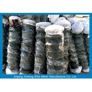 Football Ground Vinyl Coated Chain Link Fence 6ft Various Size / Colors