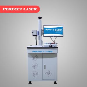 Floor Stand Carbon Steel Laser Marking Equipment 8000mm/S Coding Speed With PC