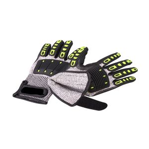 Cut Resistant Heavy Duty Work Gloves , TPR Mechanics Impact Resistant Work