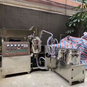 Buy cheap Laboratory Cosmetic Ointment Cream Vacuum Homogenizer Emulsifying Mixer from wholesalers