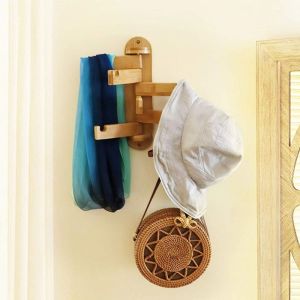 Buy cheap Customized Clothing Towel Rack Bamboo Hanger With Hooks from wholesalers