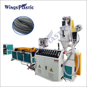 Buy cheap HDPE Single Wall Corrugated Pipe Machine Pp Ppr Pe Pvc Pipe Extruder Machine from wholesalers