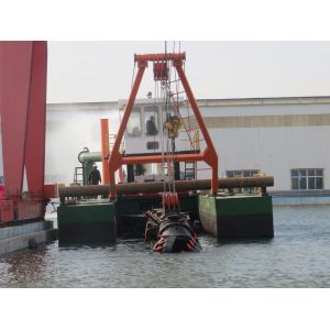 Buy cheap Customizable 8 Inch To 26 Inch Small Cutterhead sand dredging machine With 700mm Discharge Pipe And Spud Carriage Dredging Works And Dredging Project from wholesalers