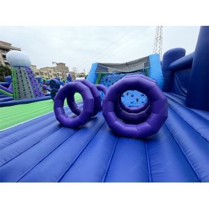 Buy cheap 30x30m Big Bounce Amusement Park Inflatable Theme Park Bounce House Play Area Game from wholesalers