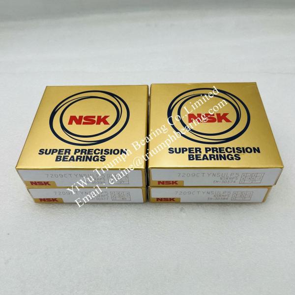 Quality NSK  High Precision Angular contact ball bearing   7209CTYNSULP5 for sale