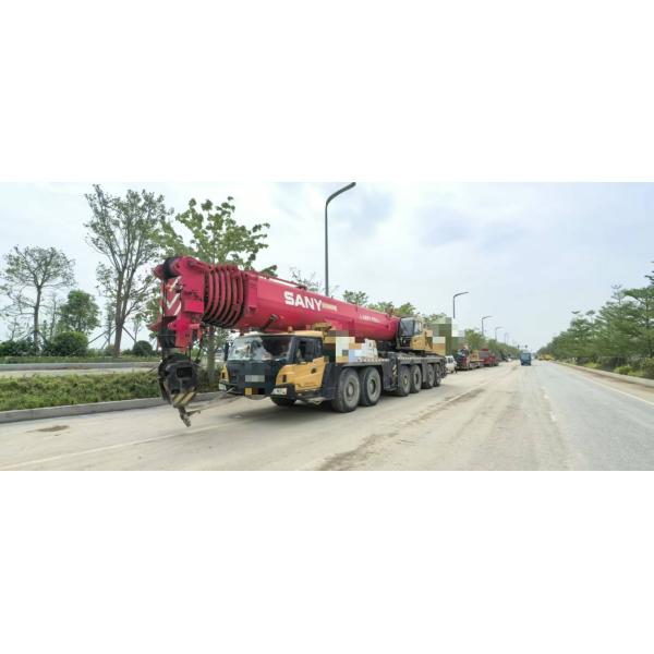 Buy cheap 2022 Sany Second-Hand Crane SAC4000C8 93m Main Boom 36m Jib 120T Counterweight 2114h Running Time 19624km Weichai Engine from wholesalers