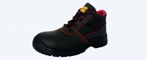 Buy cheap Unreal Leather Work Boots / Mens Work Boots Red Color Lining Black Color Upper product