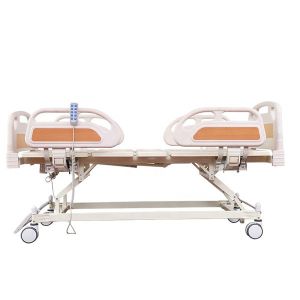 Buy cheap Home Patient Manual Lift Hospital Bed Anti Slip Multipurpose With Silent Pulley hospital bed with side rails from wholesalers