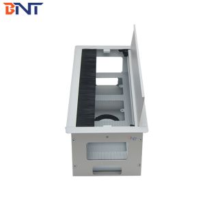 Buy cheap Conference office room used aluminum table brush desk grommet box from wholesalers