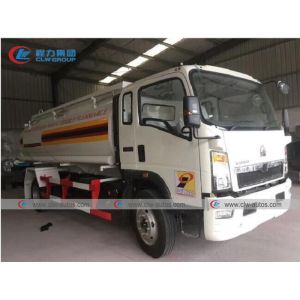 Buy cheap Howo 8m3 Gasoline Tanker Truck With Dispenser Refilling System from wholesalers