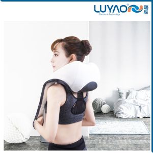 Intelligent PU Shiatsu Neck Shoulder Massager Positive And Reserve Zipper Merge