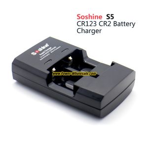 Soshine S5 Intelligent Quick Battery Charger For 1-2pcs Li-ion RCR123 16340