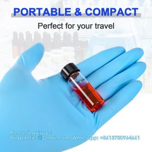 Buy cheap Glass Vials with Screw Caps, Clear Liquid Sample Vial Bottles, Lab/Travel Storage Vials for Essential Oil, Perfume from wholesalers