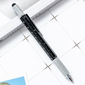 Buy cheap Multifunctional Metal Creative Ballpoint Pen Ruler Screwdriver Touch Screen Gradienter from wholesalers