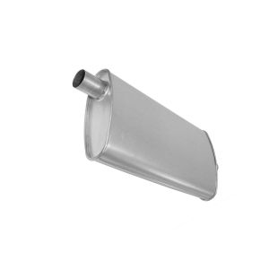 China 2 Inch Inlet Outlet  Aluminized Steel Universal Exhaust Muffler on sale