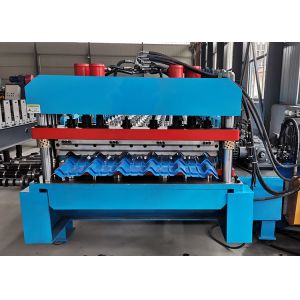High Speed Rectangular Step Glaze Roofing Tile Roofing Sheet Machine